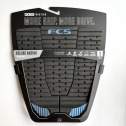 FCS Kolohe Andino TreadLite Traction Pad Black Tranquil Blue