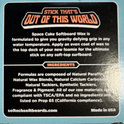 Softech Space Cake Softboard Surf Wax
