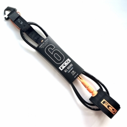 FCS All Round Essential Surfboard Leash 6ft Eclipse