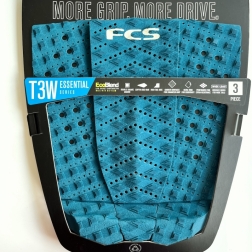 FCS T3W Surfboard Tail Pad Wide Tidal Teal