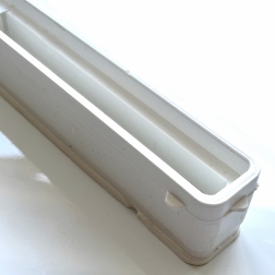 Fins Unlimited 10.5 inch Longboard Fin Box White