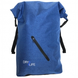 DryLife 40 Litre Waterproof Soft Tarp Backpack Blue