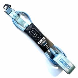 FCS All Round Essential Longboard Knee Leash 9ft Tranquil Blue