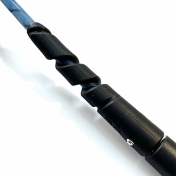 FCS 7ft Freedom Helix Leash Tranquil Blue