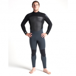 C-Skins Legend 5/4/3mm Wetsuit Back Zip Graphite Black