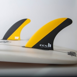 FCS II Mick Fanning MF PC Surfboard Fins Large Black Mango