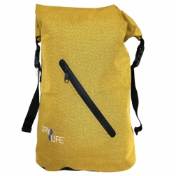 DryLife 40 Litre Waterproof Soft Tarp Backpack Mustard