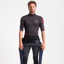 C-Skins NuWave Rash X Mens TurtleNeck Rash Vest Anthracite