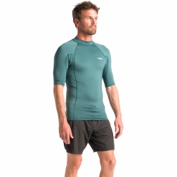 C-Skins NuWave Mens Rash Vest Dark Sage