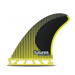 Futures Fins P4 Blackstix Pivot Thruster Fins Small
