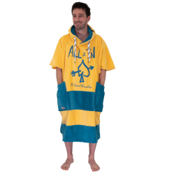 All-In V Beach Changing Poncho Modern Sunny