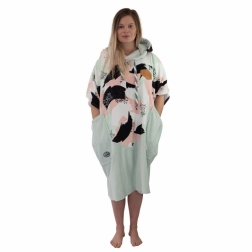 All-In V Bumpy Beach Changing Poncho Camo Smoke