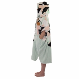 All-In V Bumpy Beach Changing Poncho Camo Smoke