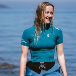 C-Skins NuWave Rash X Womens TurtleNeck Rash Vest Emerald