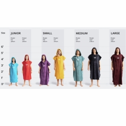 Robie Robes Beach Changing Poncho Small India Ink