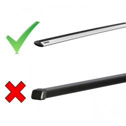 Koalition Aero Roof Bar Pads 29 Inch Black Waikiki