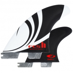 FCS II Sharpeye MZ TriQuad Surfboard Fins Large