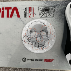 Demon Skull Snowboard Stomp Pad Clear