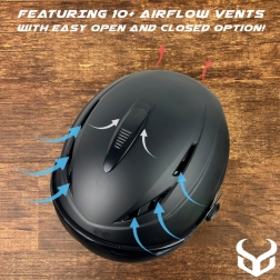 Demon Team Visor Snow Helmet