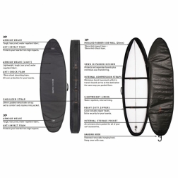 Ocean Earth Hypa 2 Double Surfboard Travel Bag