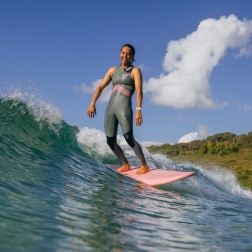 Softech Sally Fitzgibbons Funboard Surfboard 7ft Pink