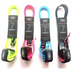 Ocean Earth Sunset Surfboard Leash 7ft