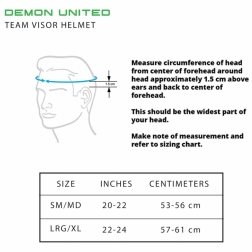 Demon Team Visor Snow Helmet