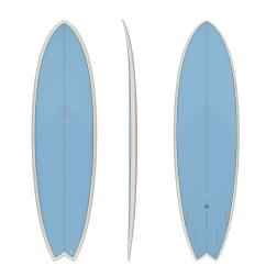 Torq 7ft2 Fish Surfboard Package Mako Blue