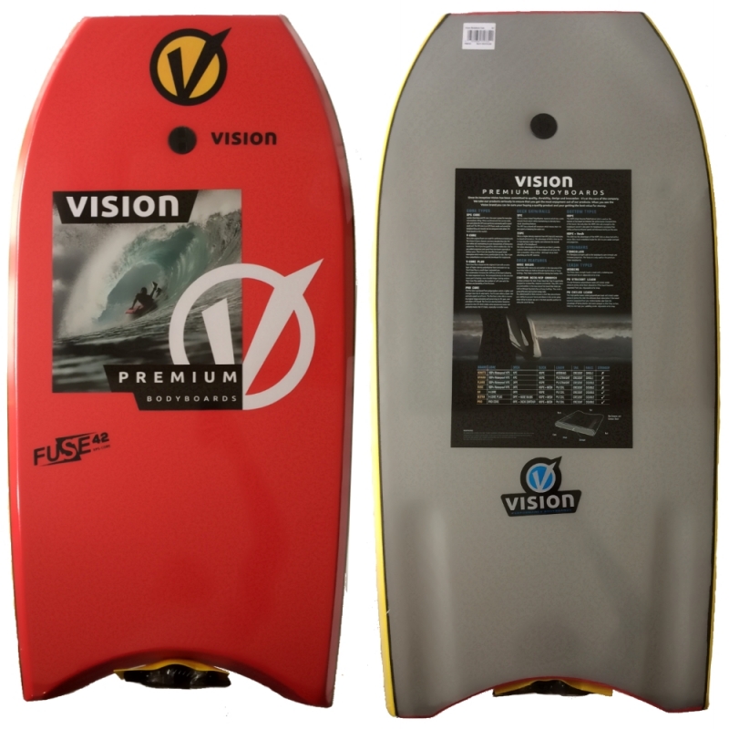 Vision Fuse Bodyboard 42 Inch Red