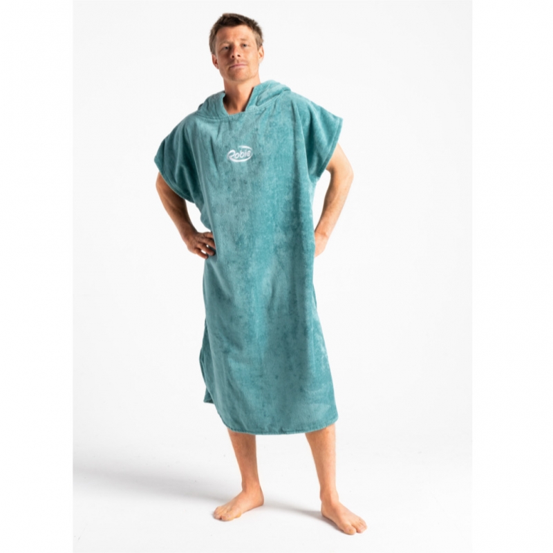 Poncho Pool Robe Robie Robes Beach Changing Poncho Large Oil Blue
