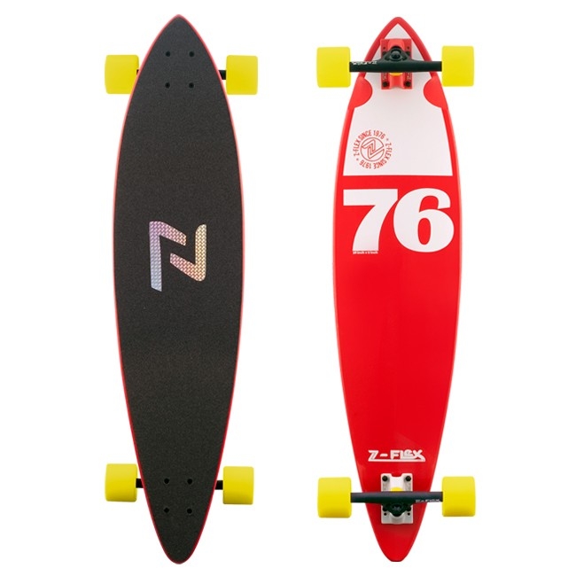 Z-Flex Pintail Longboard skateboard 38 Inch Red